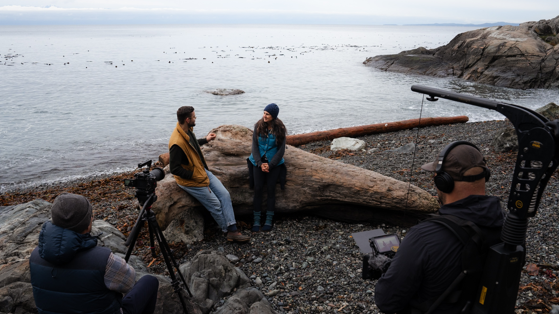 Behind the scenes on a Vancouver Island shoot for Savoured Here